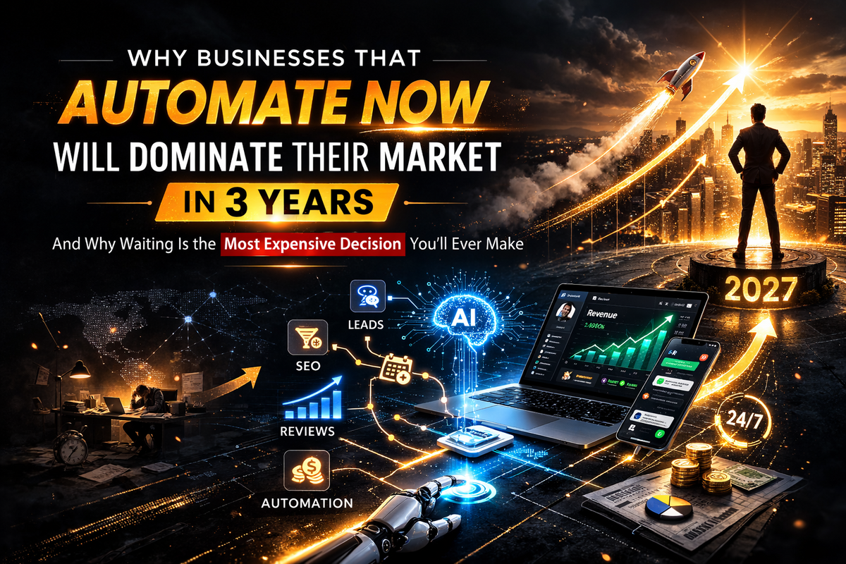Why Businesses That Automate Now Will Dominate Their Market in 3 Years